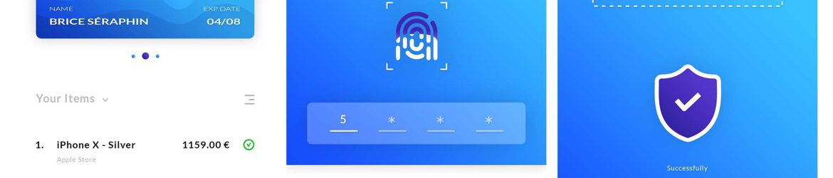 Checkout and Payment Verification App Templates (PSD)