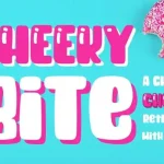 Cheeky Bite Display Font