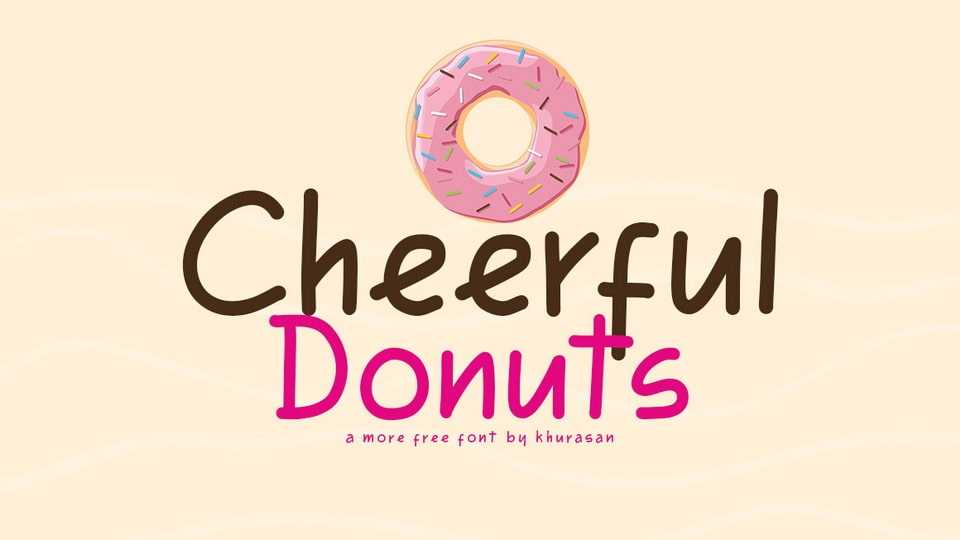 Cheerful Donuts Font › Fontesk