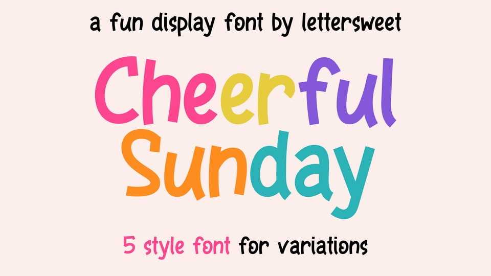 Cheerful Sunday Font › Fontesk
