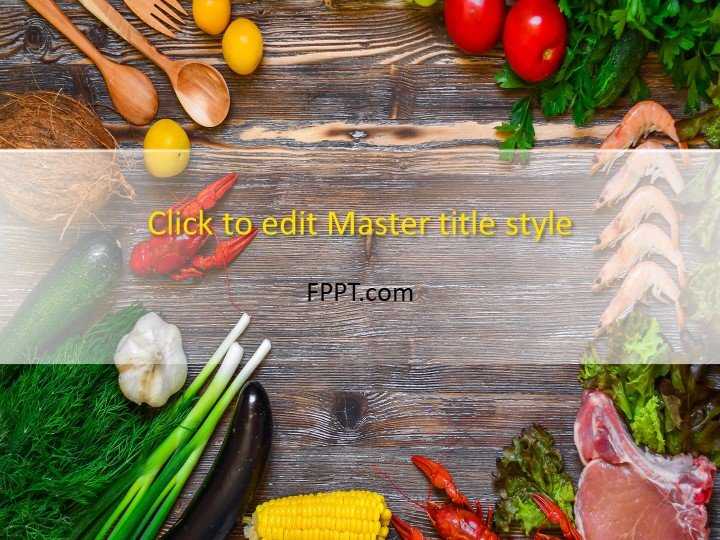 Chef Gourmet PowerPoint Template