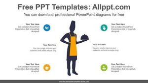 Chef Silhouette PowerPoint Diagram