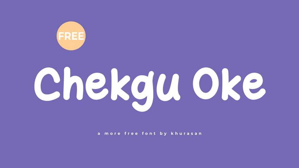Chekgu Oke Font › Fontesk