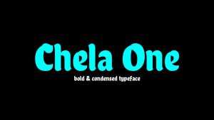 Chela One Font › Fontesk