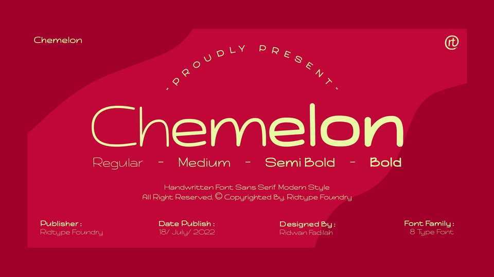 Chemelon Font Family › Fontesk
