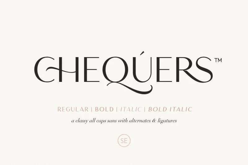 Chequers Font