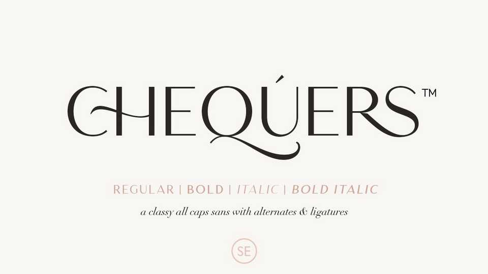 Chequers Font › Fontesk