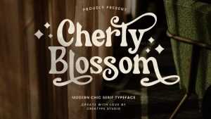 Cherly Blossom Font › Fontesk