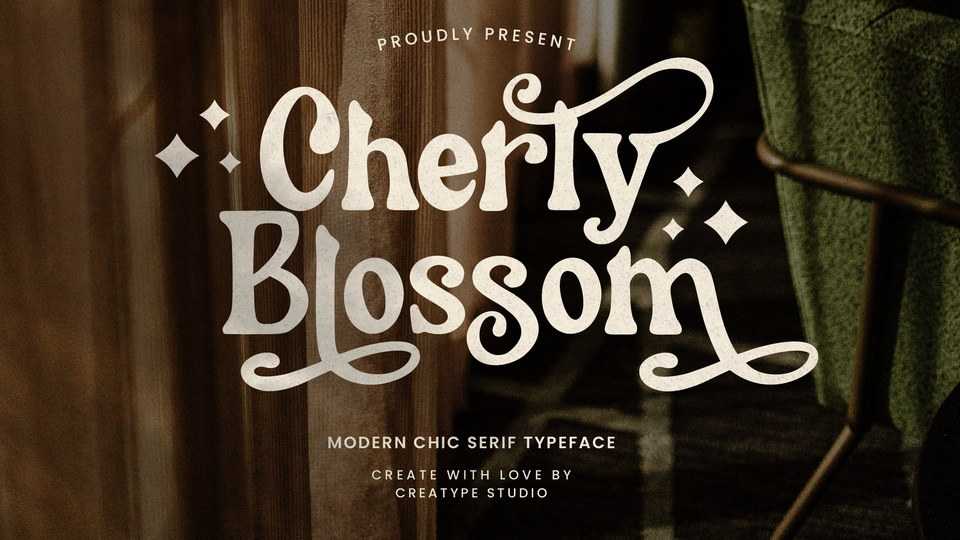 Cherly Blossom Font › Fontesk