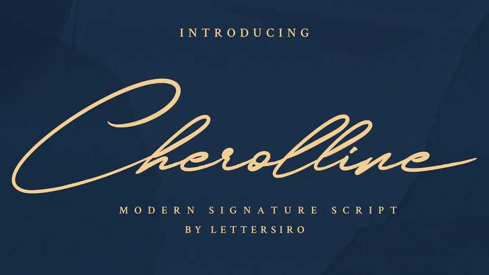 Cherolline Script Font › Fontesk