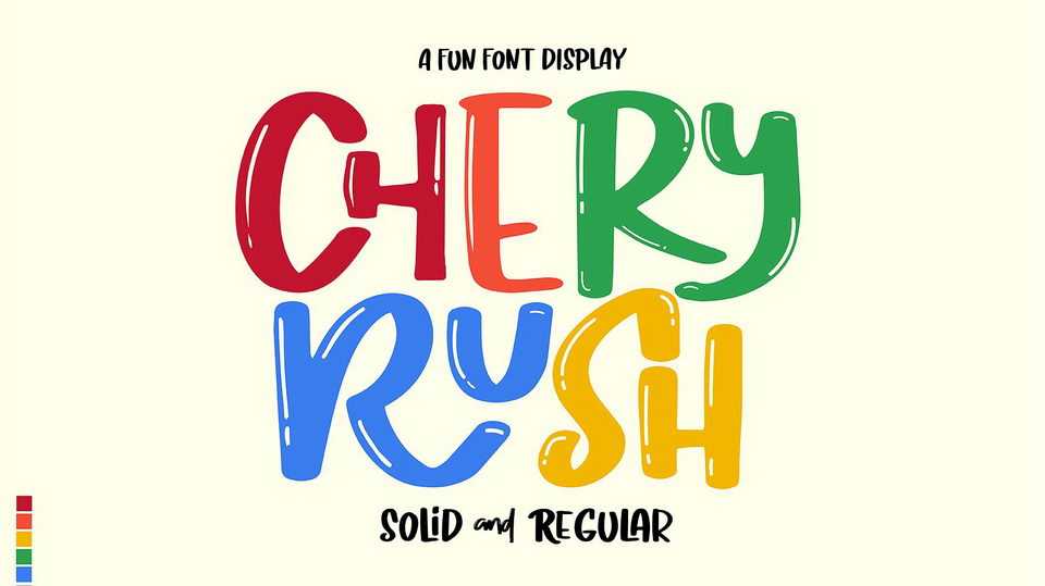 Chery Rush Font › Fontesk