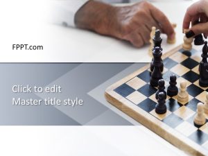 Chess Game PowerPoint Template