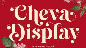 Cheva Display Font › Fontesk