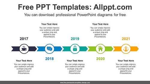 Chevron Arrow Bars PowerPoint Diagram