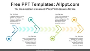 Chevron Arrow Process PowerPoint Diagram