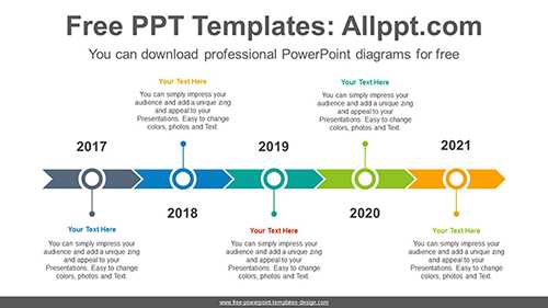 Chevron arrows PowerPoint Diagram Template