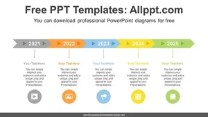 Chevron Arrows PPT Diagram