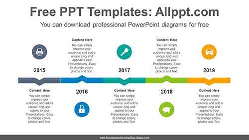 Chevron Bar Arrow PowerPoint Diagram