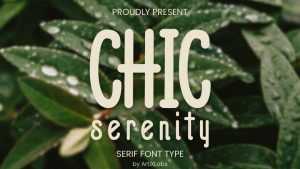 Chic Serenity Font › Fontesk