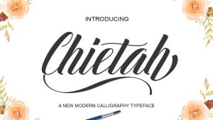 Chietah Script Font › Fontesk