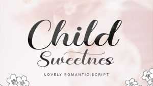 Child Sweetnes Font › Fontesk
