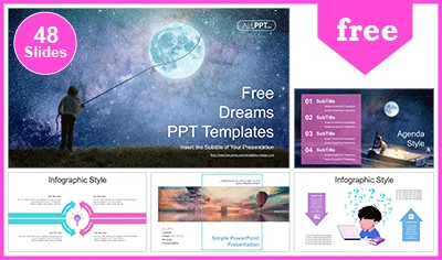 Childhood Big Dreams PowerPoint Templates