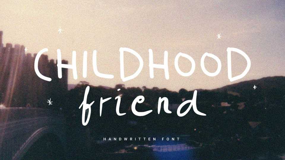 Childhood Friend Font › Fontesk
