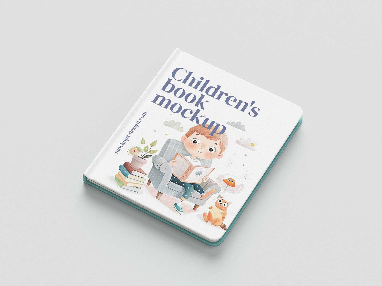 Children's book mockup