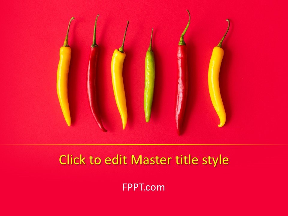Chili Peppers PowerPoint Template