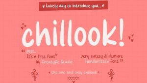 Chillook Font › Fontesk