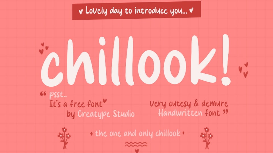 Chillook Font › Fontesk