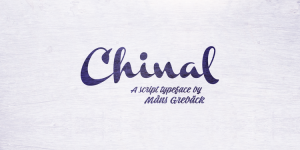 Chinal Script Font