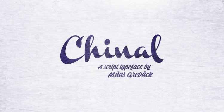 Chinal Script Font