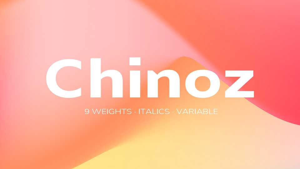 Chinoz Display Font Family › Fontesk
