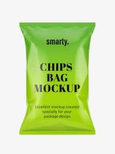 Chips bag mockup