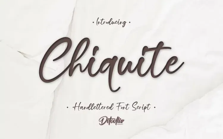 Chiquite Font