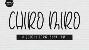 Chiro Miro Font › Fontesk