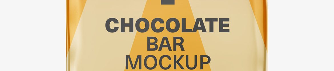 Chocolate bar mockup Chocolate bar mockup