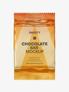 Chocolate bar mockup