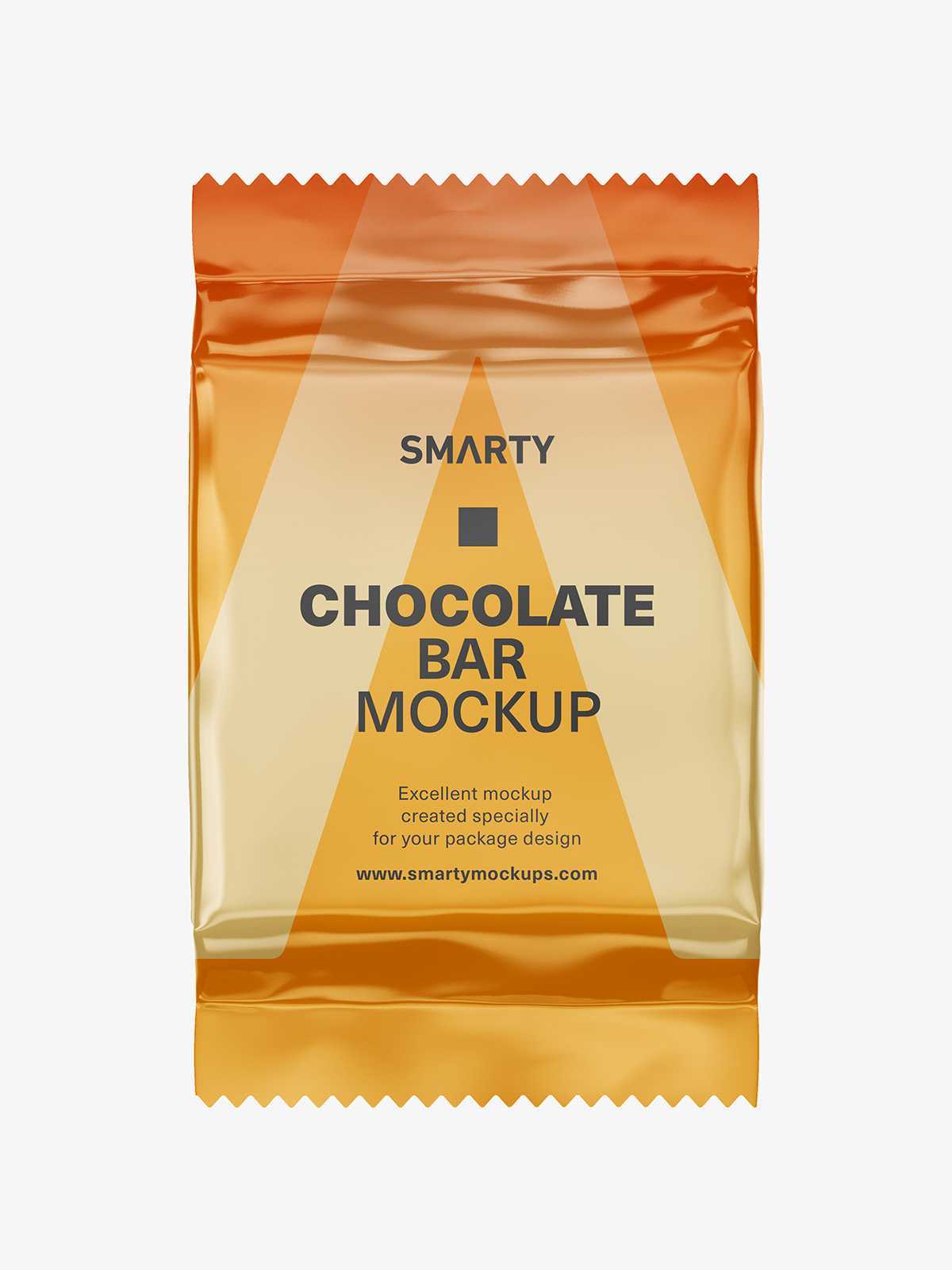 Chocolate bar mockup
