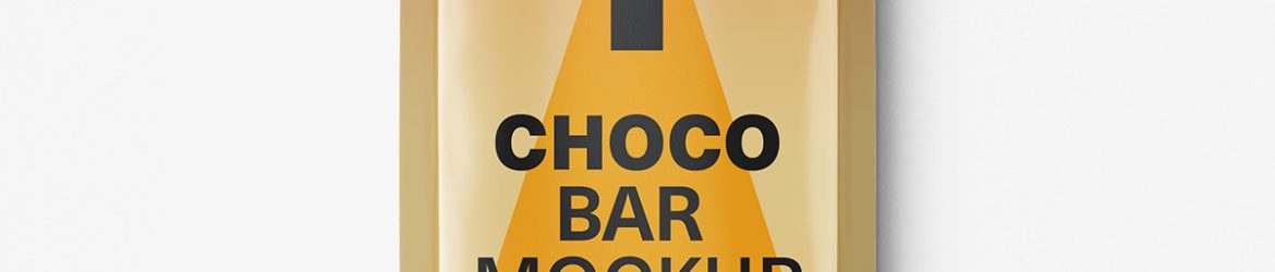 Chocolate bar mockup