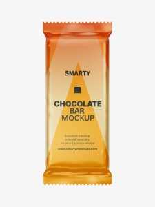 Chocolate bar mockup