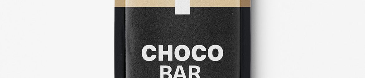 Chocolate bar mockup / kraft paper Chocolate bar mockup / kraft paper