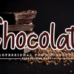 Chocolate Handwritten Font - Fonte Grátis Chocolate Handwritten Font