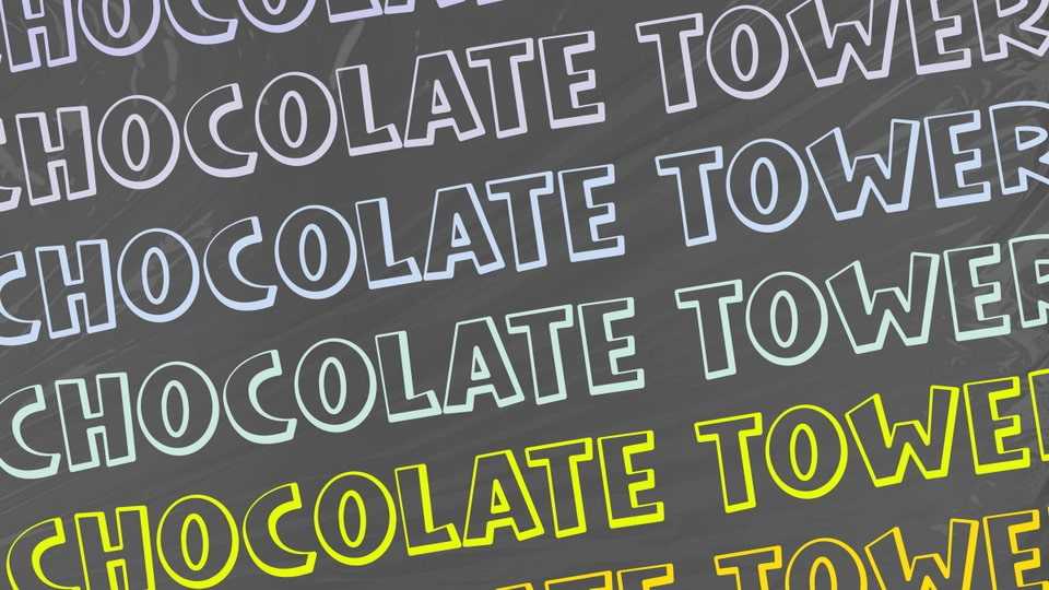 Chocolate Tower Font › Fontesk