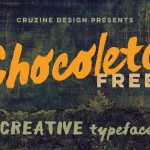 Chocoleta Brush Font - Fonte Grátis Chocoleta Brush Font