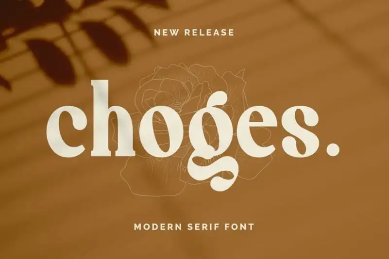 Choges Serif Font