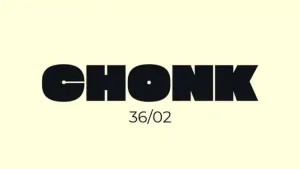 Chonk Display Font