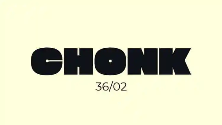 Chonk Display Font