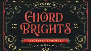 Chord Brights Font › Fontesk